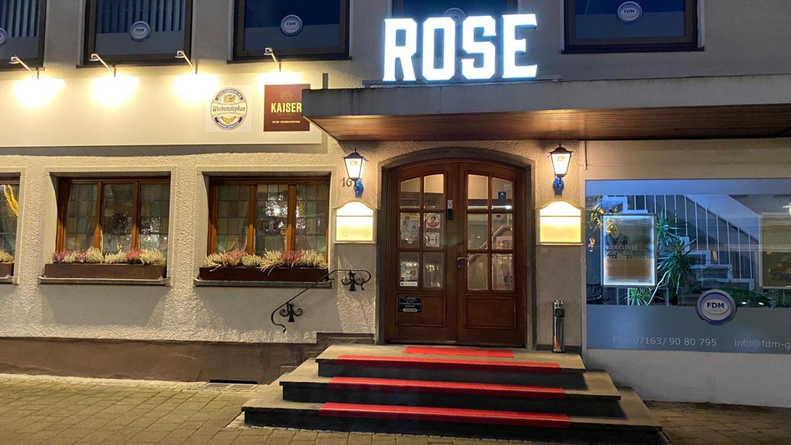 Hotel Goldene Rose Ebersbach an der Fils المظهر الخارجي الصورة